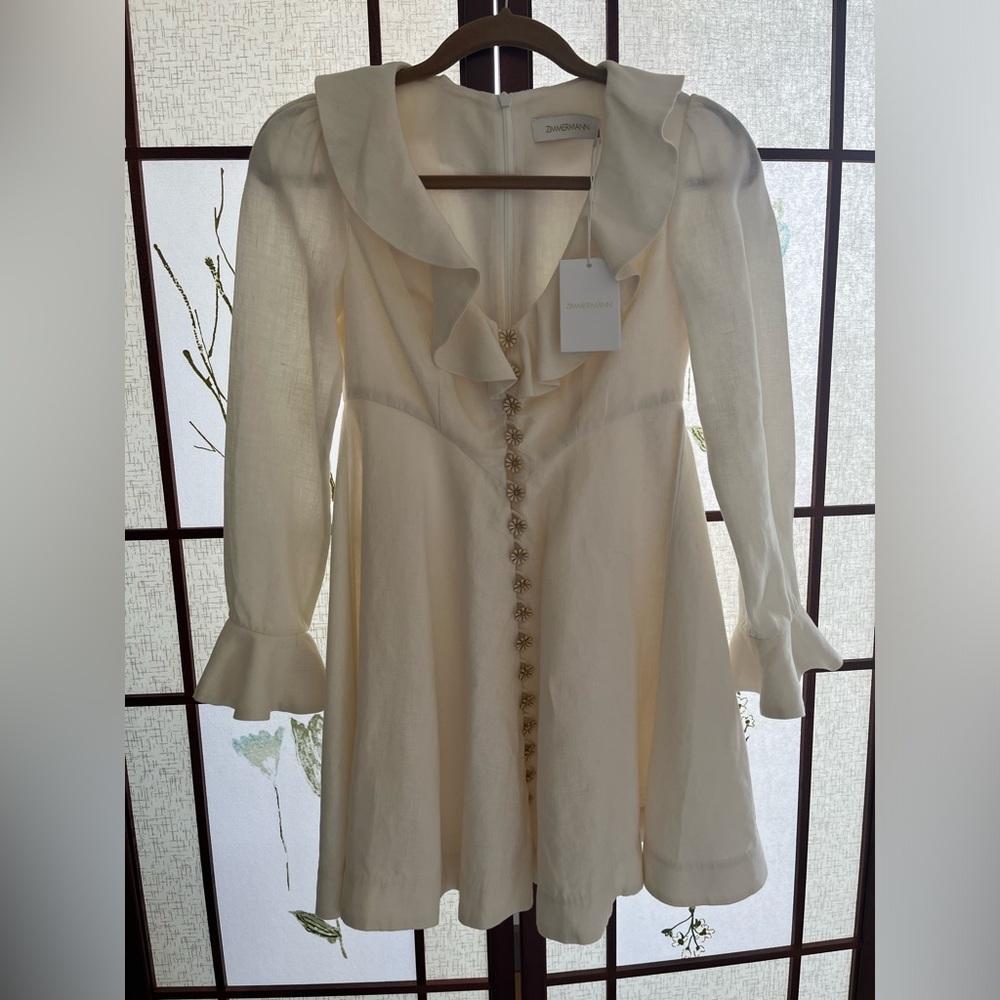Zimmermann Daisy Linen Mini Dress